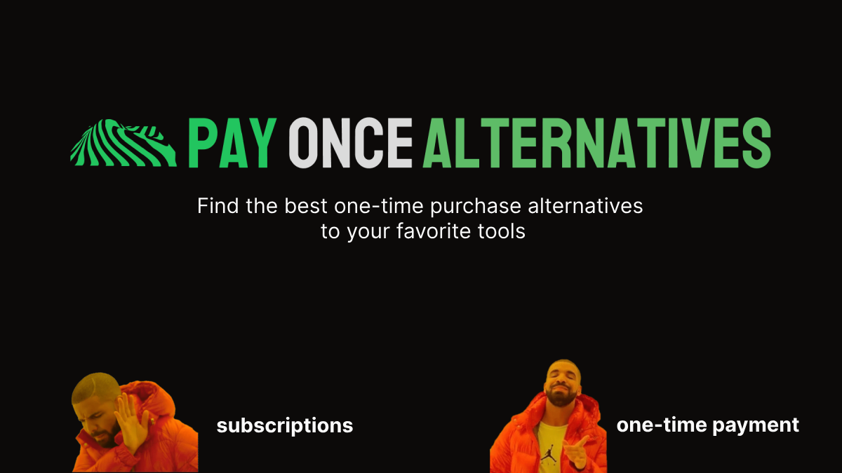 Pay Once Alternatives